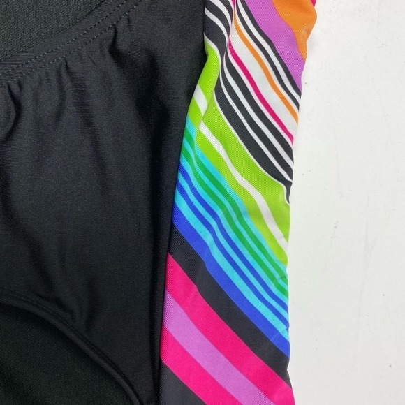 Kenneth Cole Reaction Multicolor Black Swimming Bikini Women Bottom Large - Picture 4 of 5